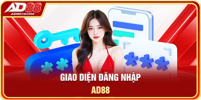 Giao diện đăng nhập AD88