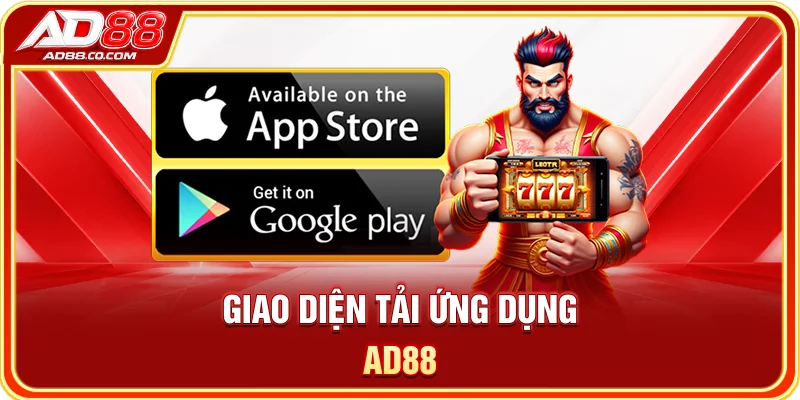 Giao diện tải ứng dụng AD88