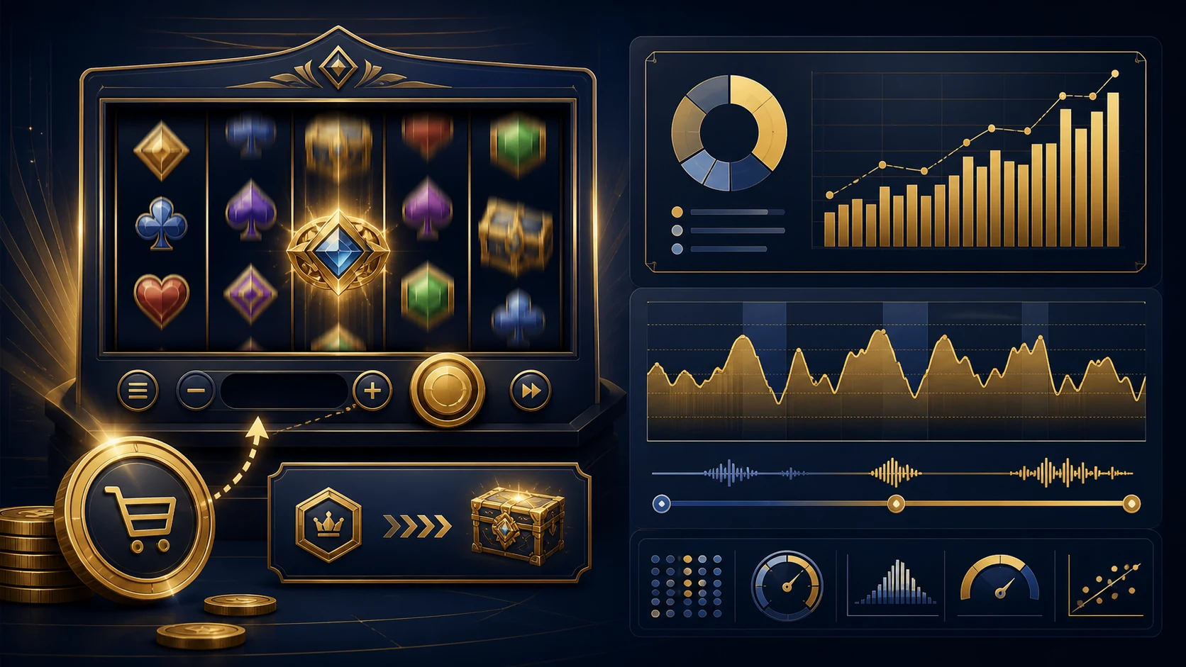 Bonus Buy Là Gì? Phân Tích Chi Phí Mua Tính Năng Trong Slot 2 Minh họa chi phí Bonus Buy, RTP và biến động trong slot
