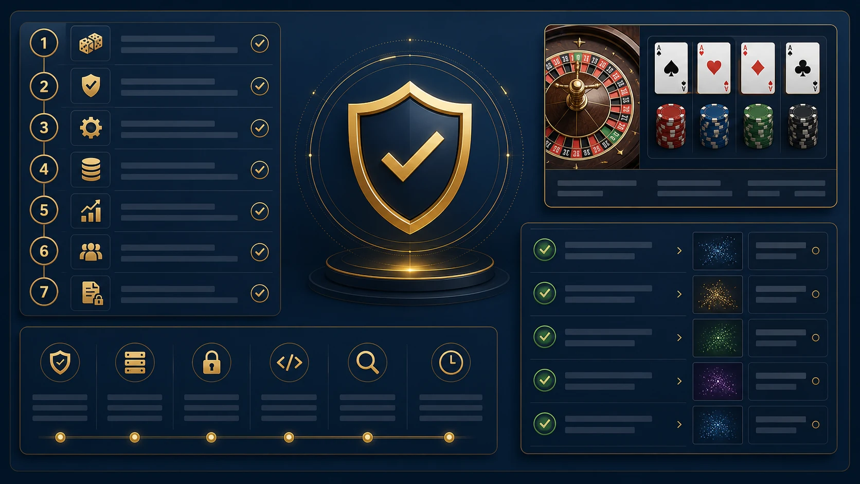 Minh họa quy trình Casino Test dựa trên bằng chứng