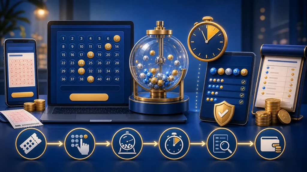 Minh họa các loại trò chơi xổ số online