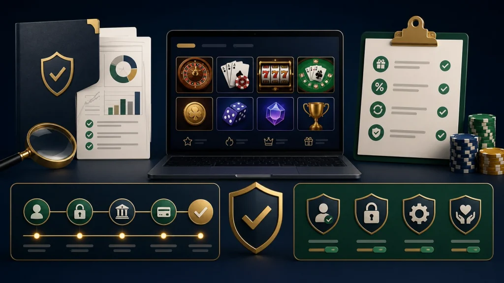 Minh họa khung đánh giá OVO Casino