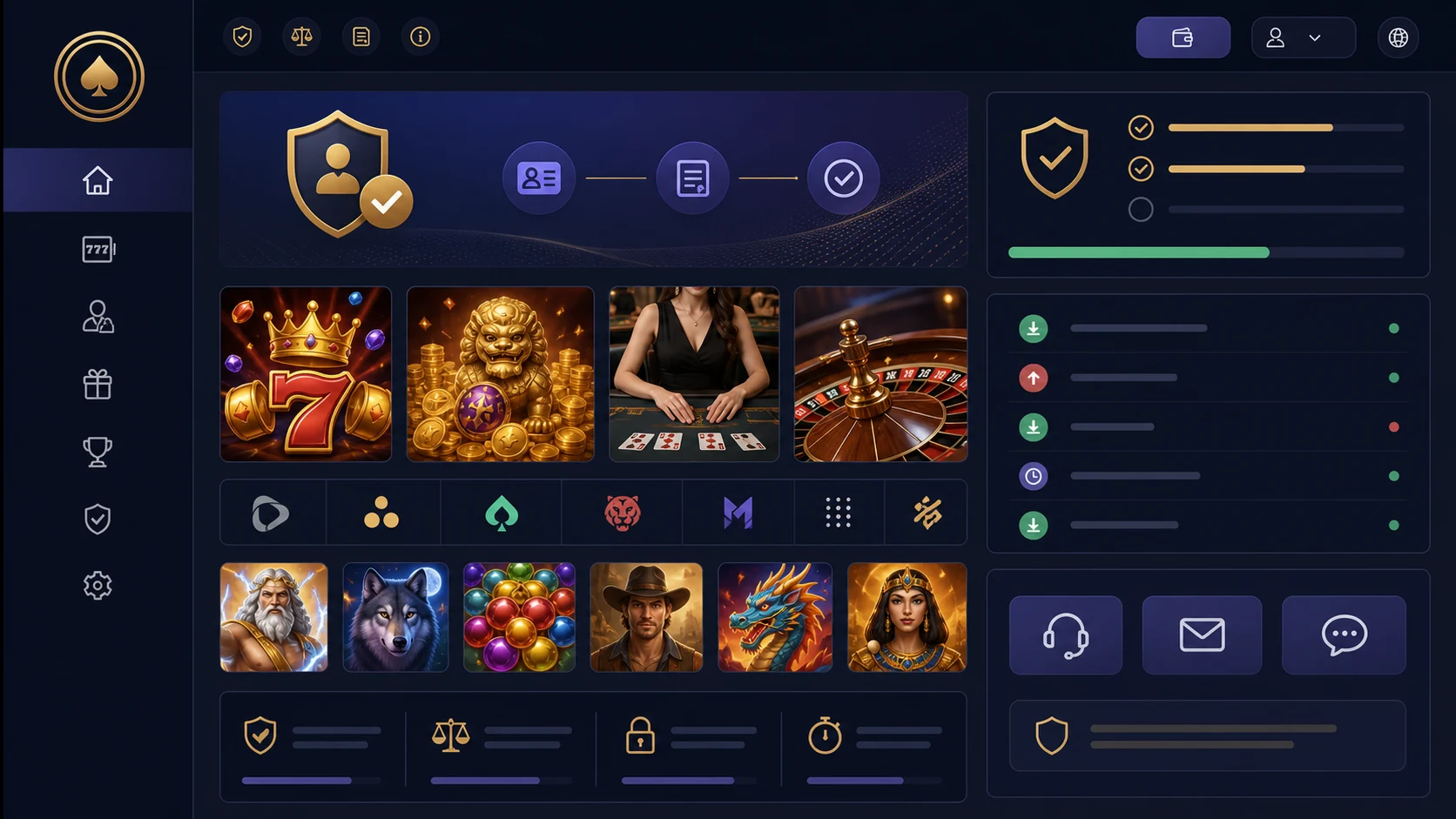 Minh họa khung đánh giá Shadow Bet Casino