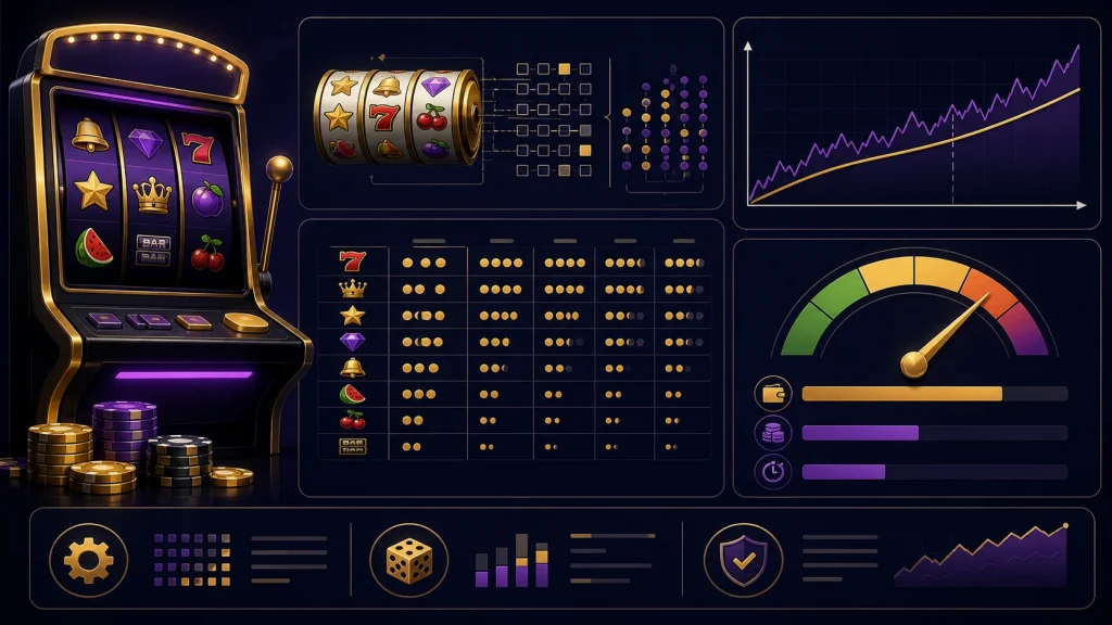 Minh họa phân tích cơ chế máy slot online