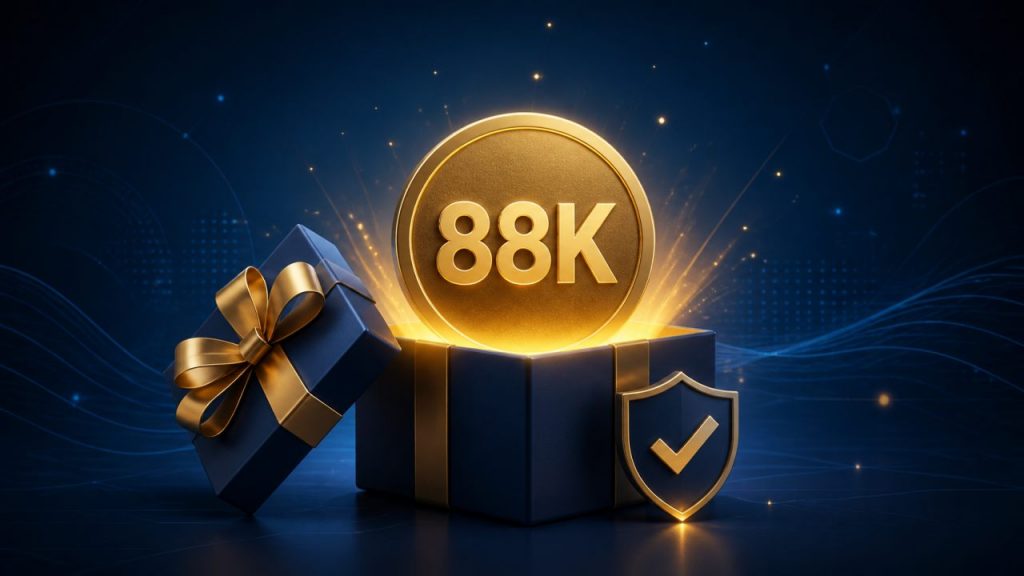 Minh họa chương trình AD88 tặng 88K cho tài khoản mới