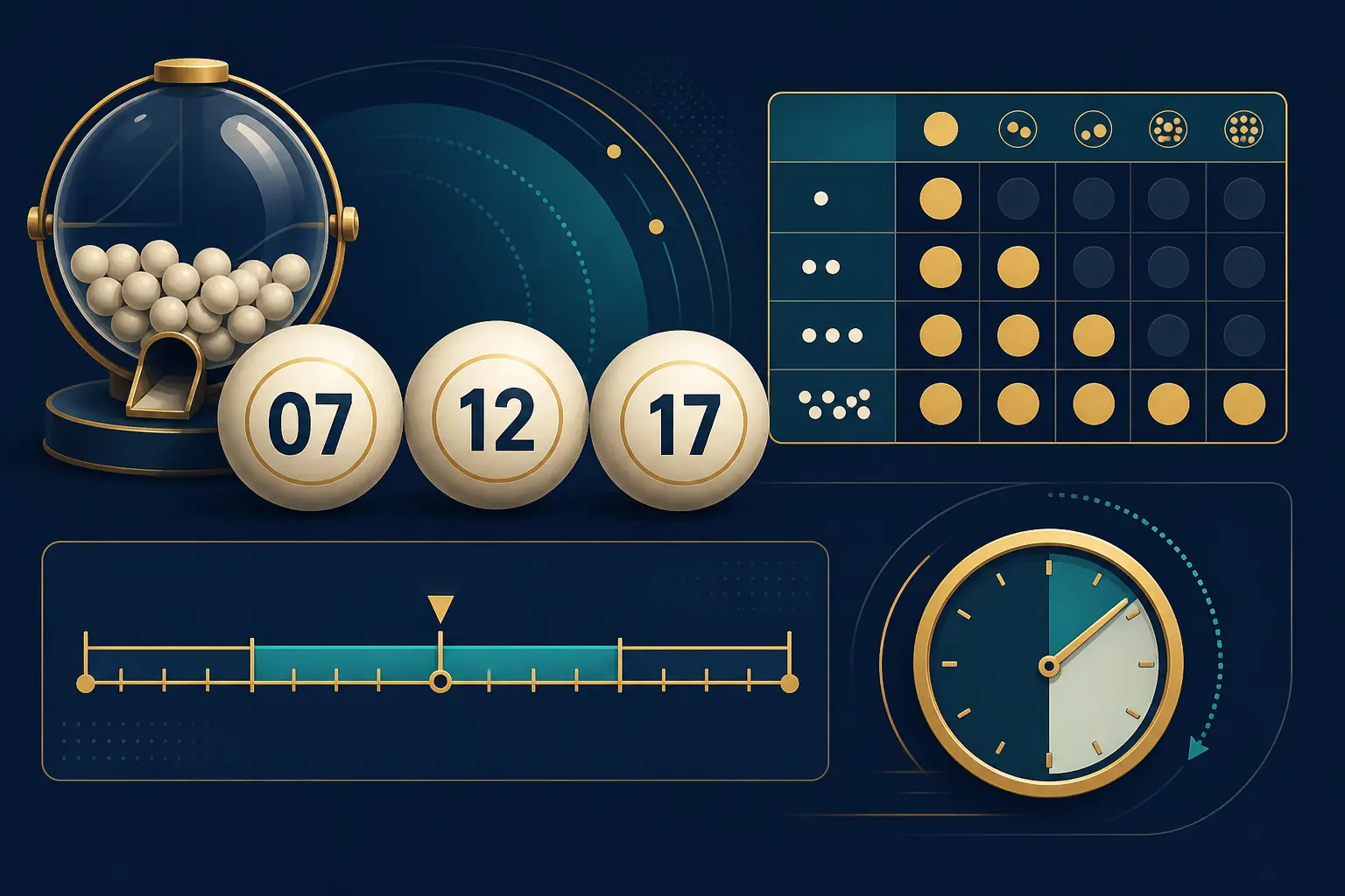 Bingo18 là gì: Minh họa ba số, cộng tổng và số trùng trong Bingo18