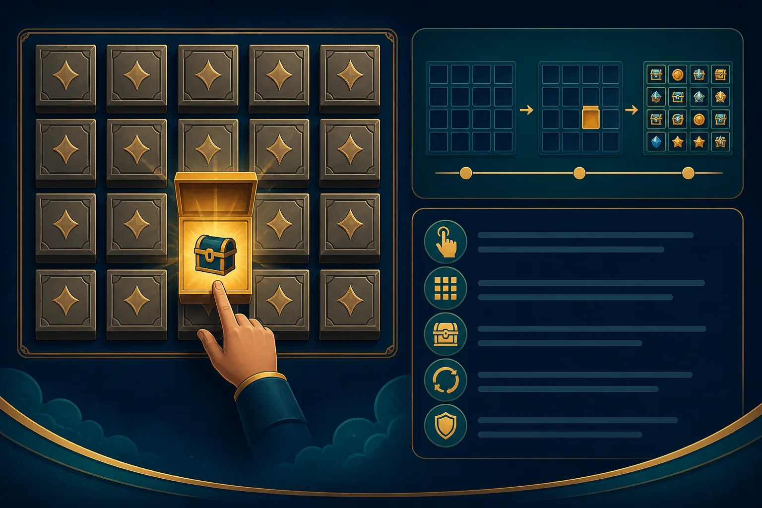 Pick Bonus Là Gì? Kết Quả Chọn Ô Trong Slot Được Xác Định Ra Sao 2 Pick Bonus là gì: Minh họa quy trình chọn ô trong vòng Pick Bonus