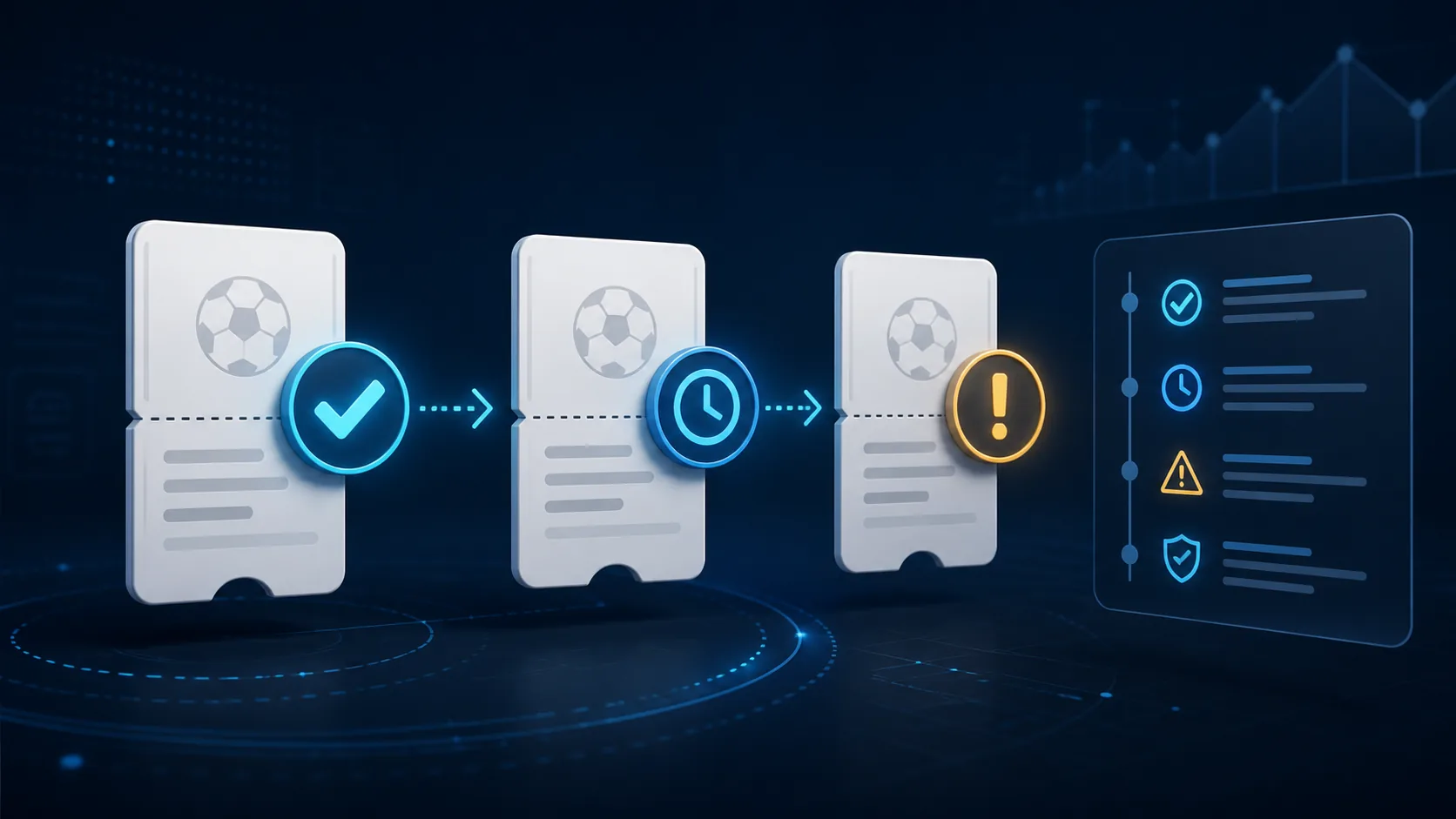 Trạng Thái Phiếu Cược Online: Pending, Accepted, Rejected Và Settled 2 Minh họa các trạng thái phiếu cược online từ xác nhận đến chờ xử lý và cảnh báo