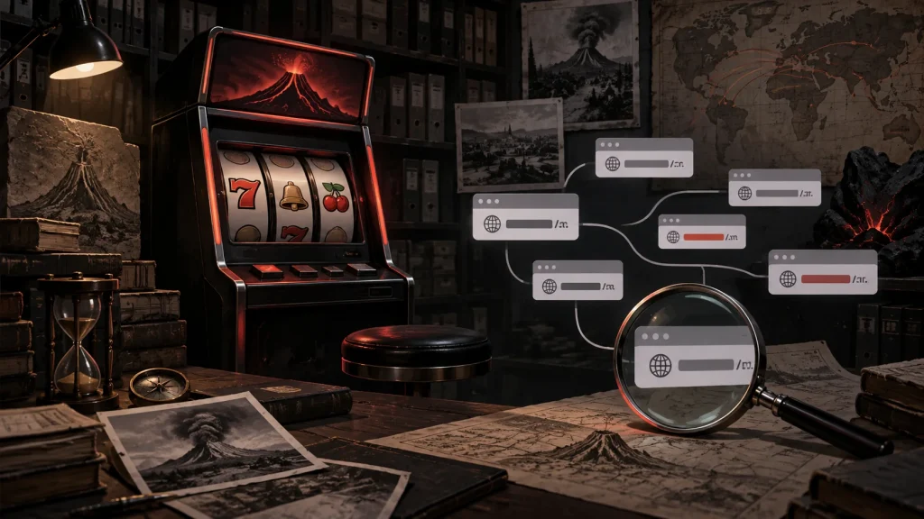 Vulkan Casino Và Vulkan Club: Thương Hiệu, Slot Và Tên Miền 1 Minh họa nghiên cứu Vulkan Casino với máy slot và các thẻ tên miền